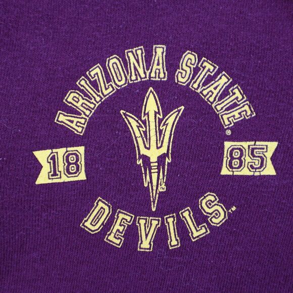 ASU Sweater Womens M Red MV Sport Chest Zip High Neck Front Pocket Sun Devils - Picture 2 of 16